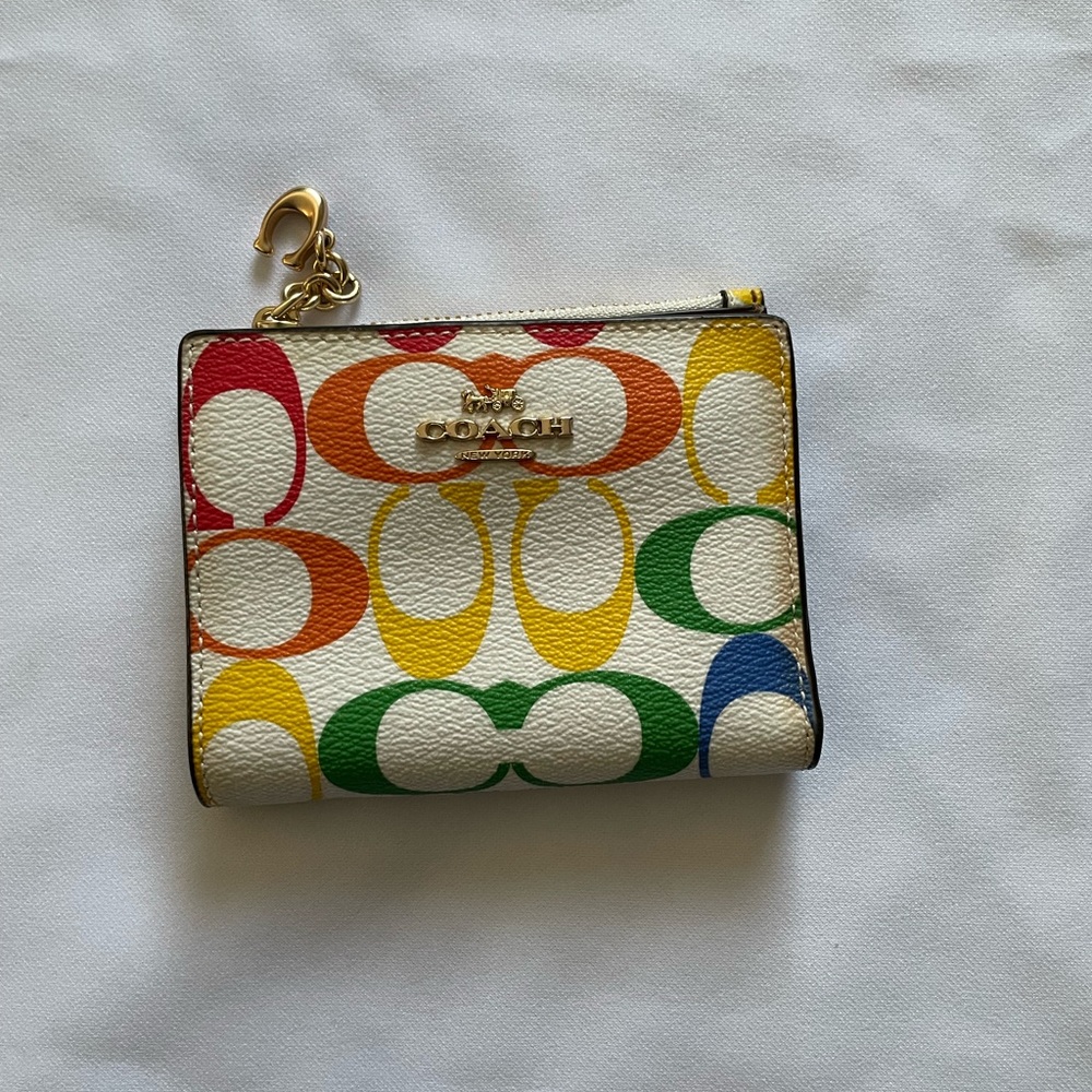 Coach Colorful Patterned Wallet